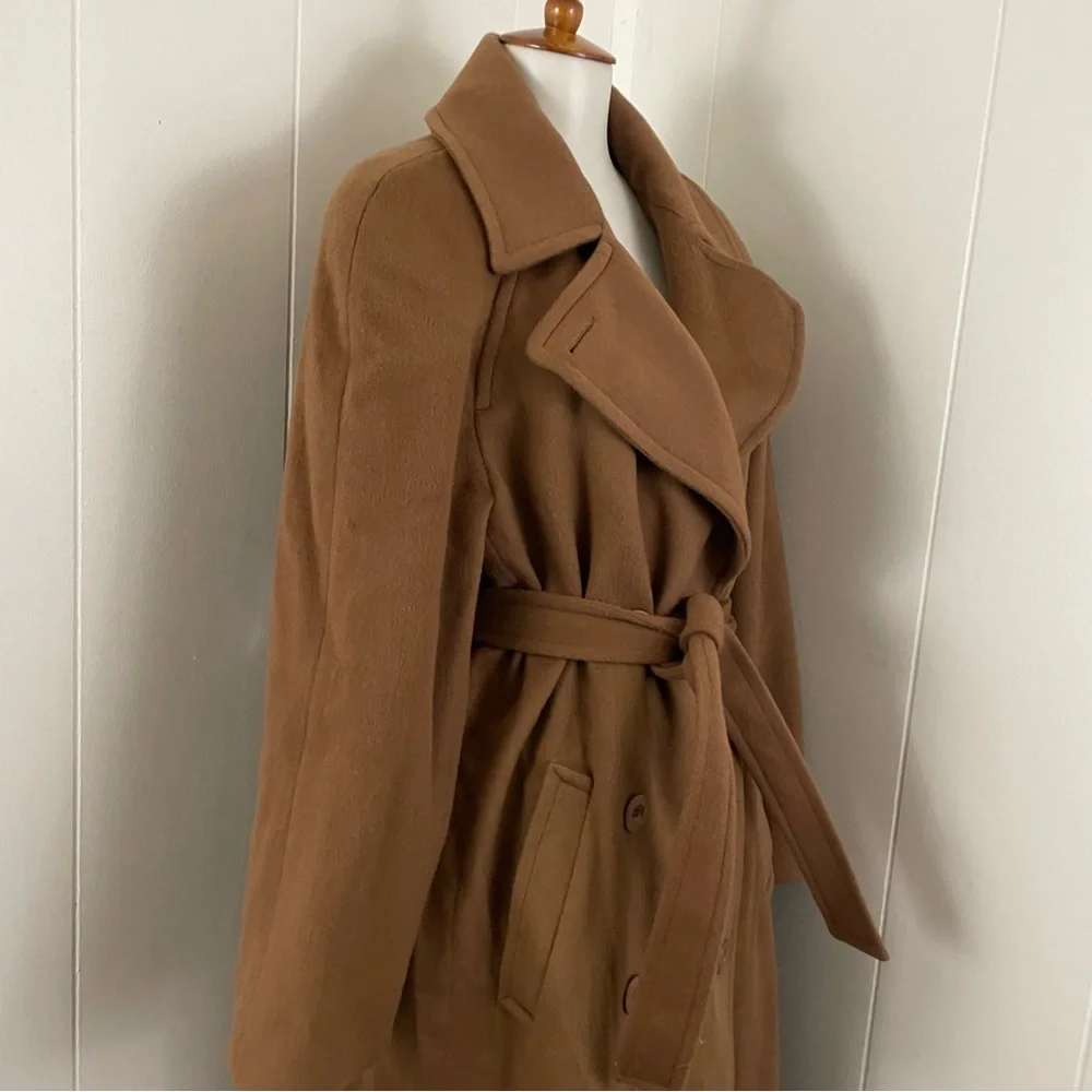Vintage Brown Trench Coat - Picture 5 of 16